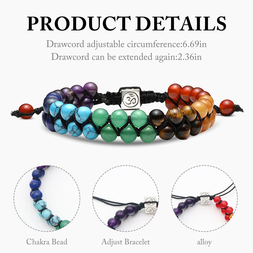 GRKZBKW seven chakra energy guide beads map centers