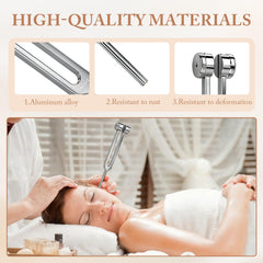 GRKZBKW tuning fork 136Hz promotes calm during yoga and breathwork.