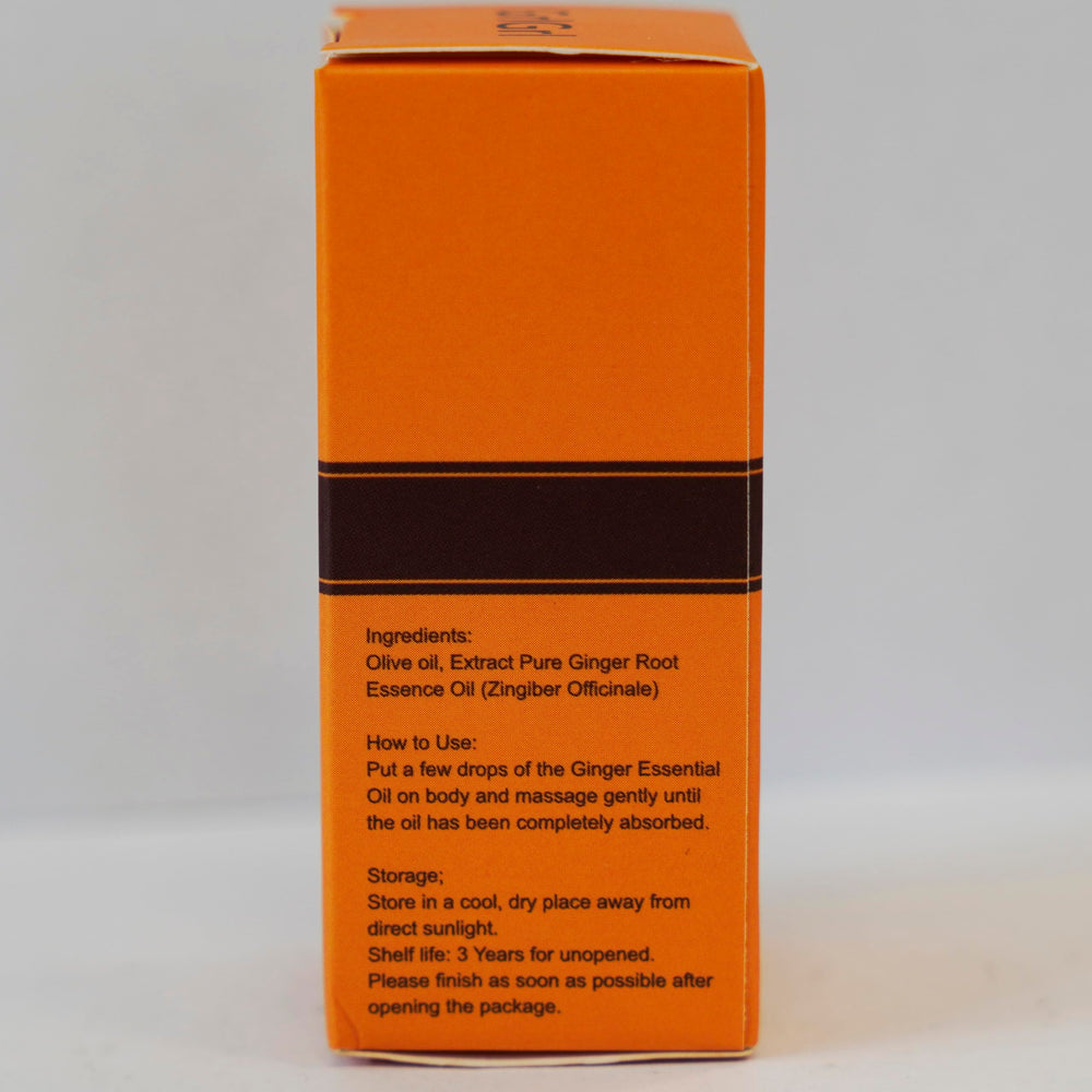 GrlGrl Ginger essential oil used in a soothing massage.