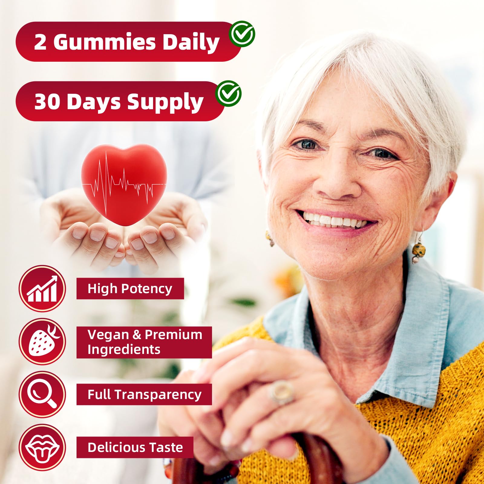 GrnLife Cayenne Beet Root Gummies daily use image communicates easy self-care and consistency.