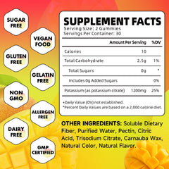 GrnLife label close-up showing vegan and sugar-free formula