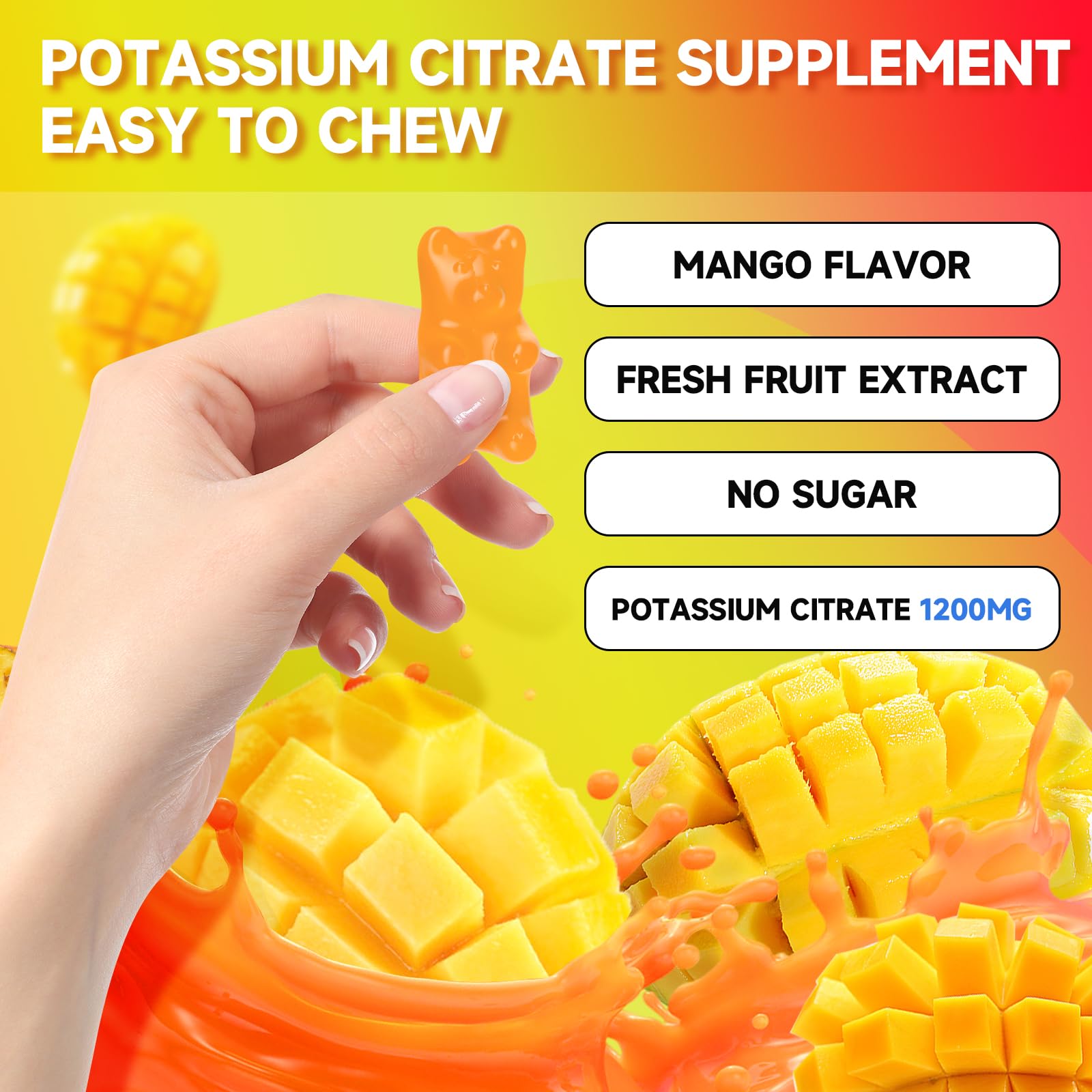 Vegan logo visible on GrnLife potassium citrate gummies package