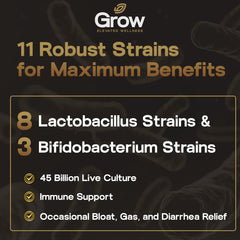 GrowBiotics delayed-release icon indicating intestinal delivery