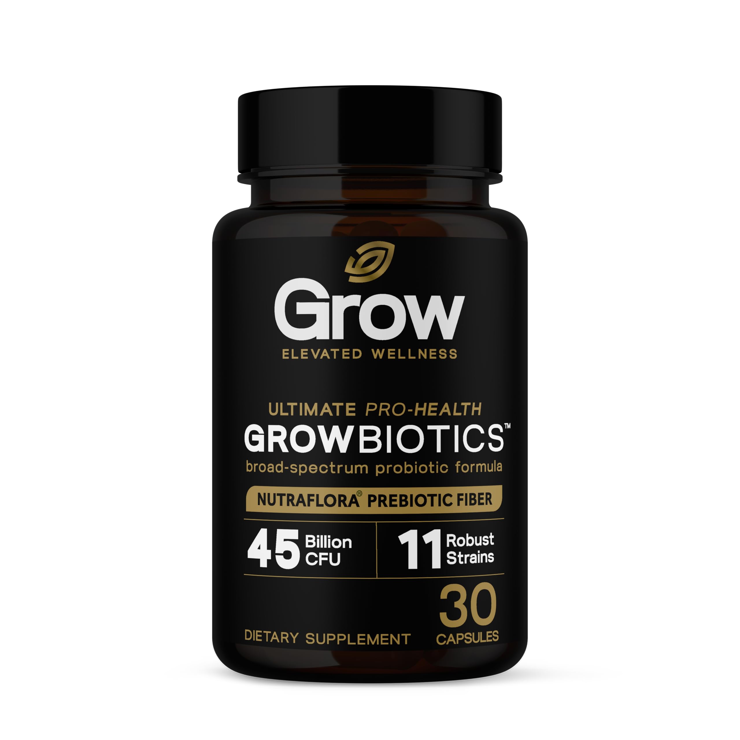 GrowBiotics non-GMO label signaling clean formulation