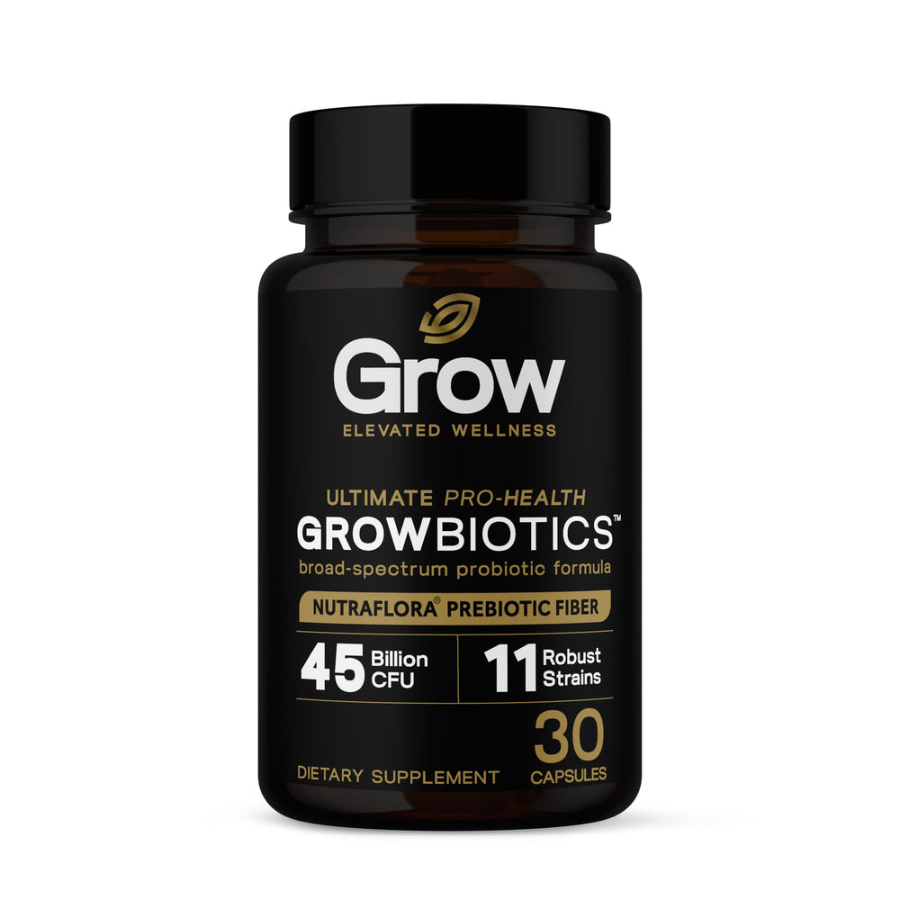 GrowBiotics non-GMO label signaling clean formulation