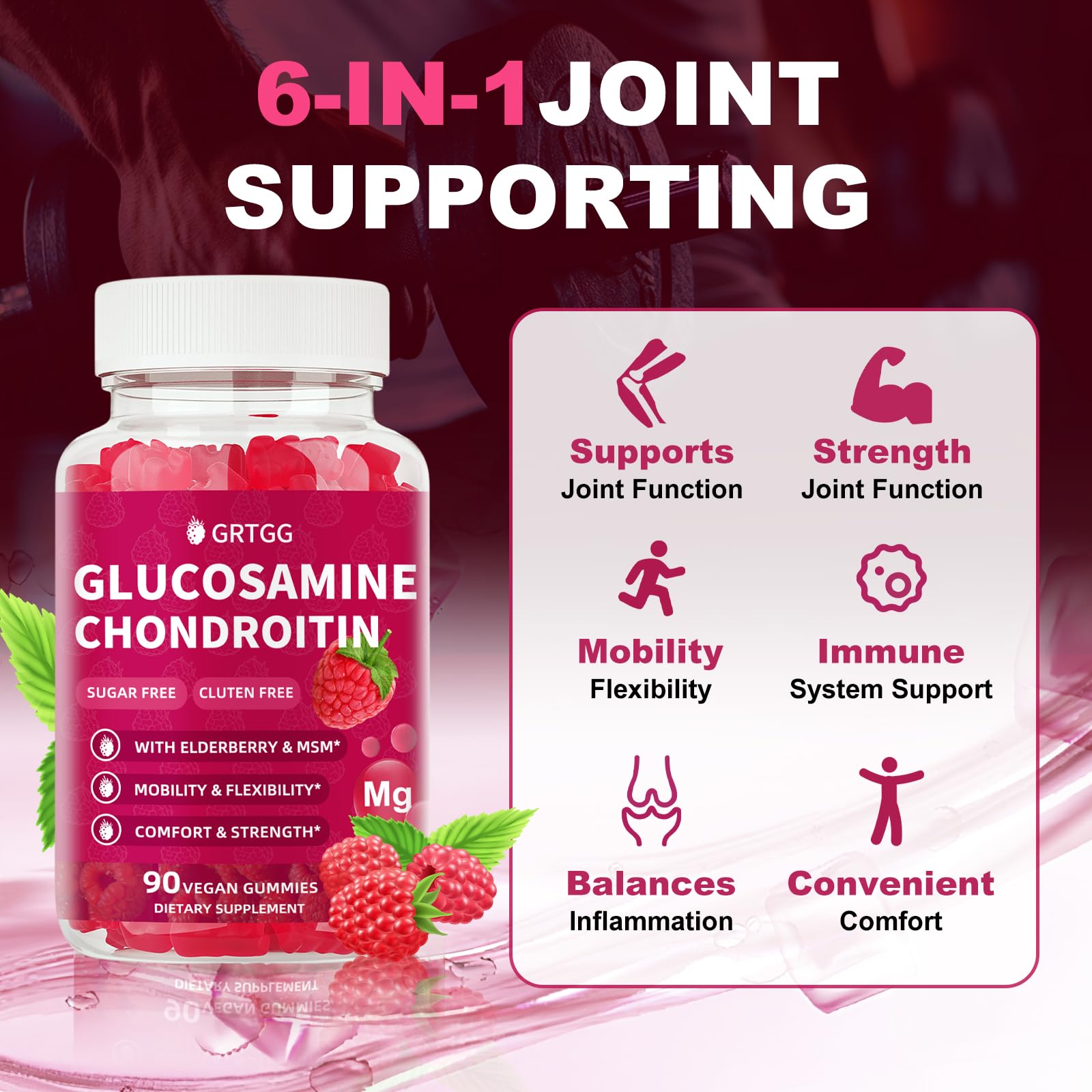 GRTGG elderberry blend on label highlighting immune support potential.