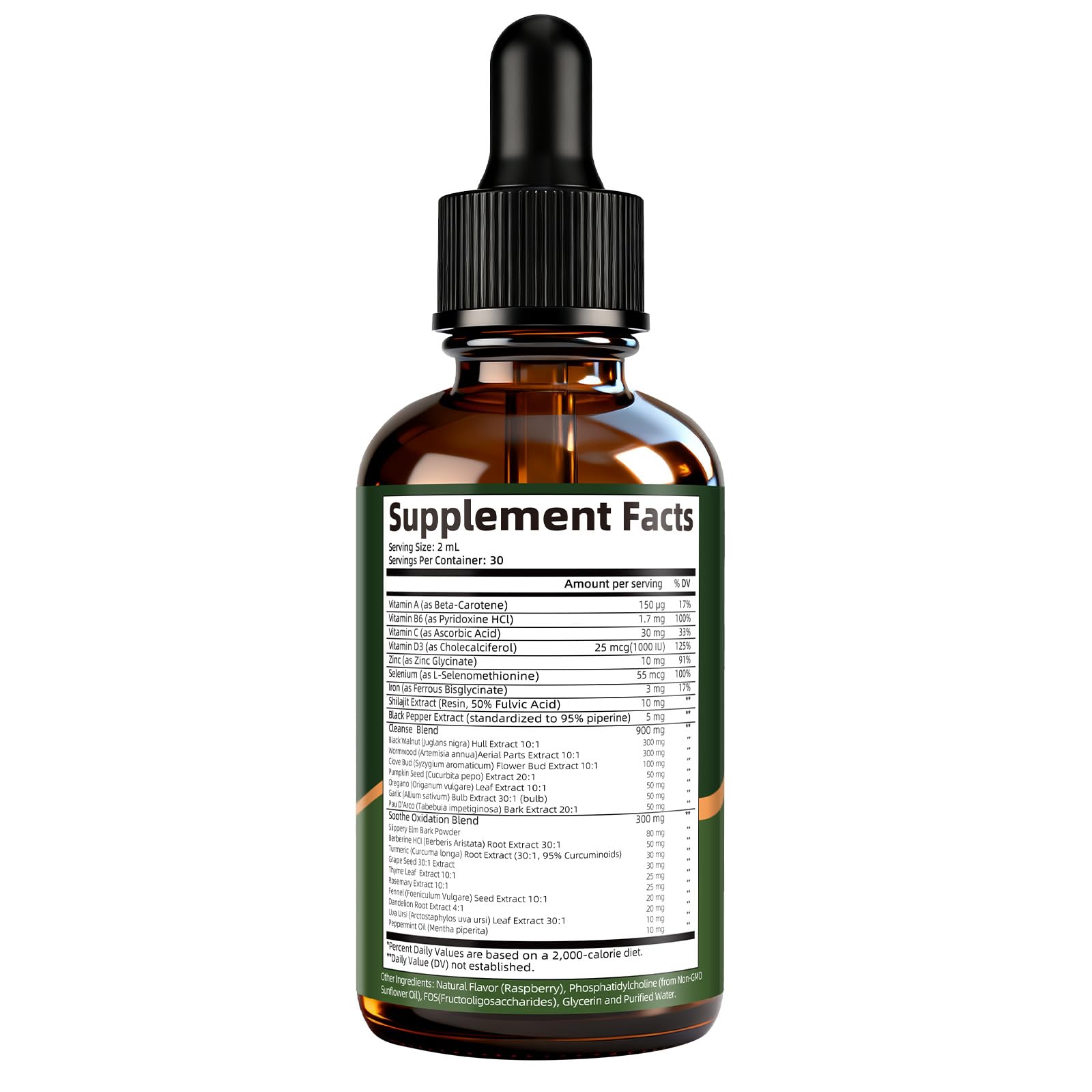 GrthNutr drops added to water illustrate easy consumption.
