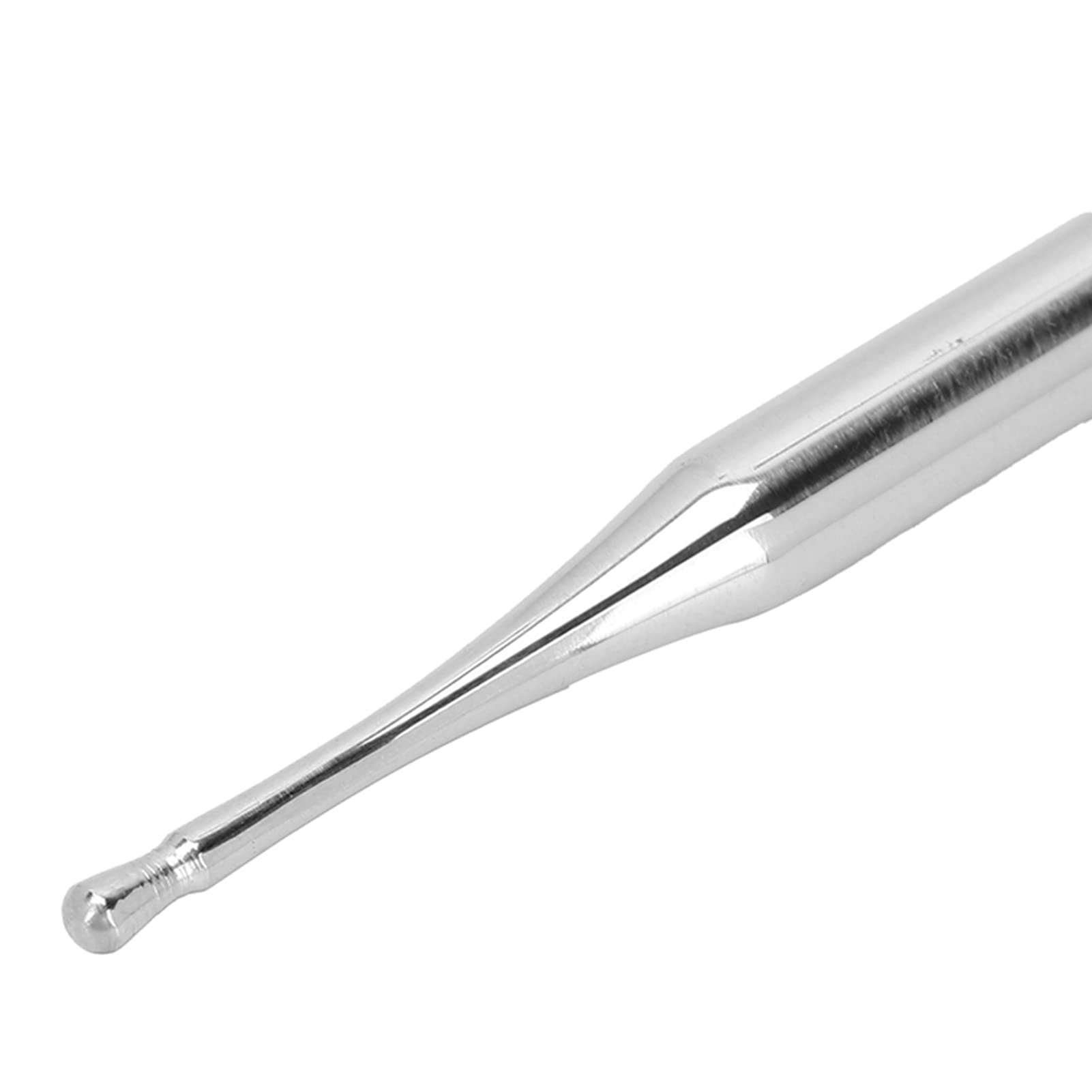 Gsycle round-end design acupuncture pen close-up for gentle, painless use.