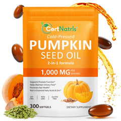 GTZSXNP pumpkin seed oil bottle for daily wellness support.