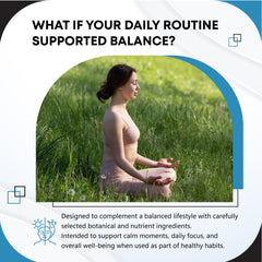 GUDOMET Cortisol Wellness bottle back label highlights 11-in-1 blend and ingredients.