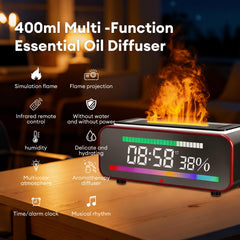 Gugubrond fireplace diffuser with Bluetooth speaker for immersive evenings