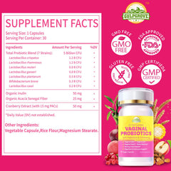 GulpGrove cranberry PACs 15mg highlight urinary comfort support.