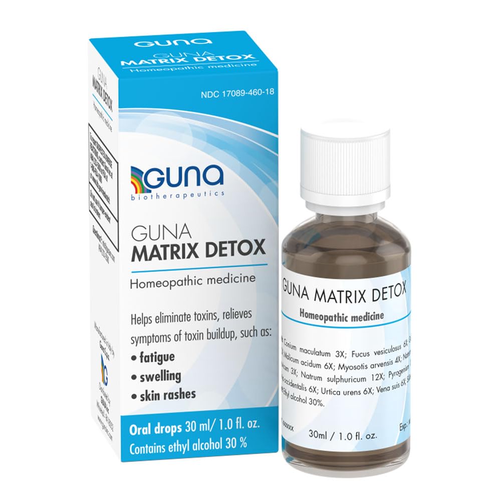 Guna Matrix Detox bottle ready for daily detox support and easy dosing