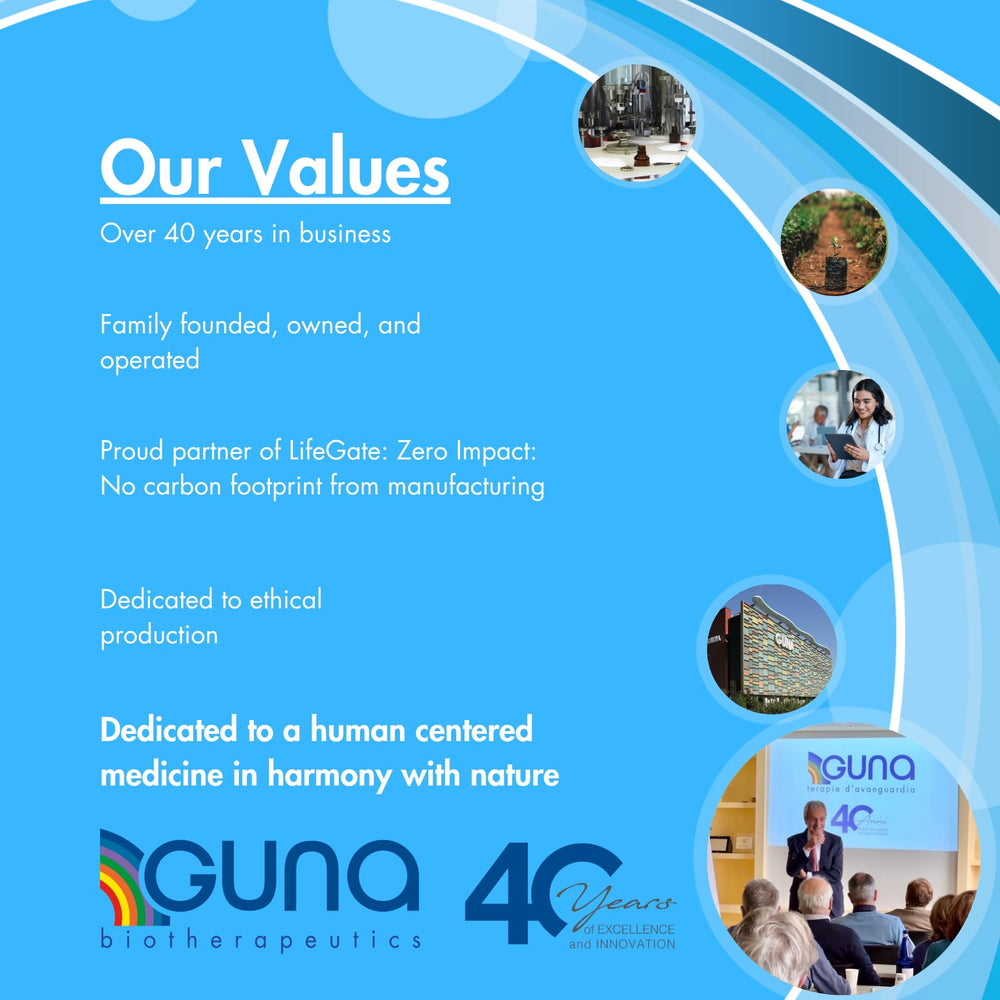 Guna Matrix Detox glass with water and drops demonstrates effortless consumption