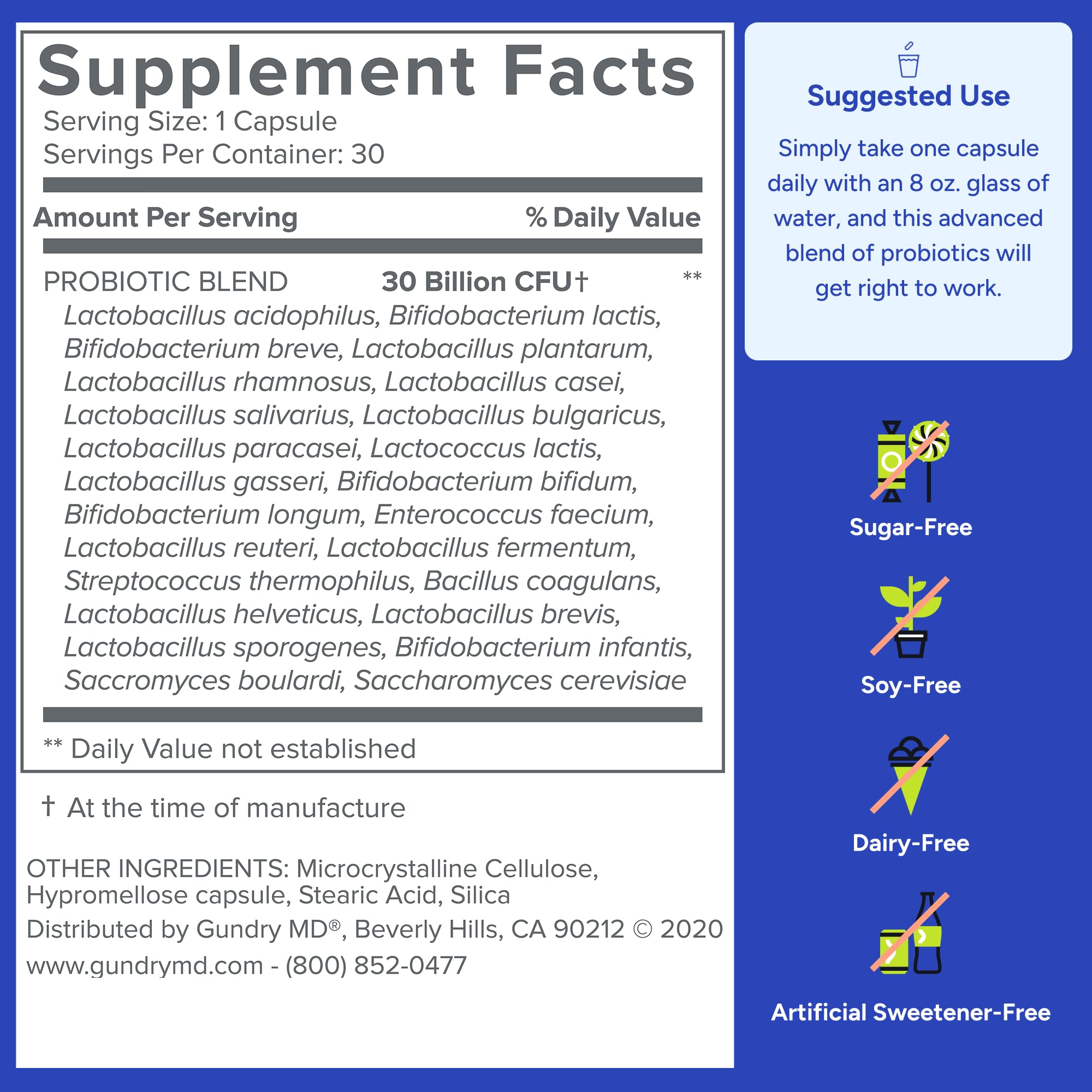Gundry MD 24 Strain capsules in hand highlight convenience