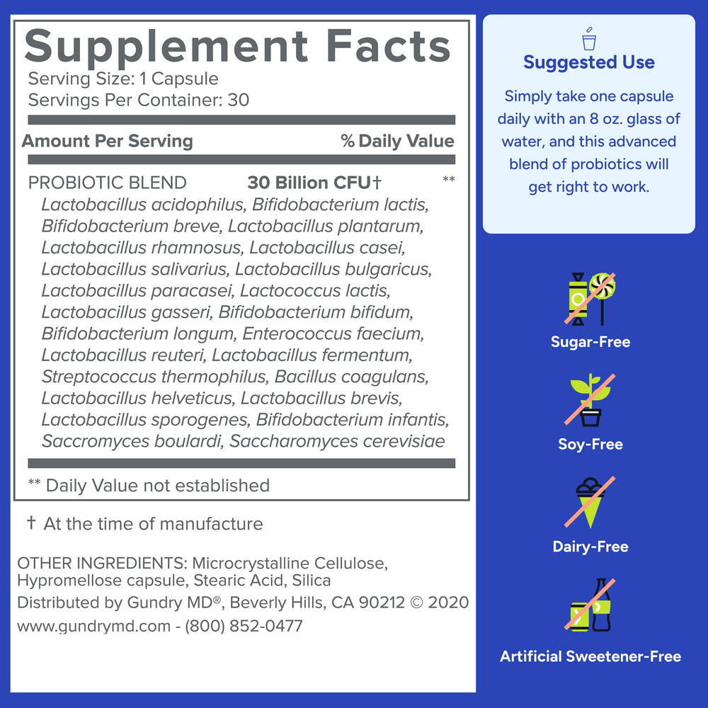 Gundry MD 24 Strain capsules in hand highlight convenience