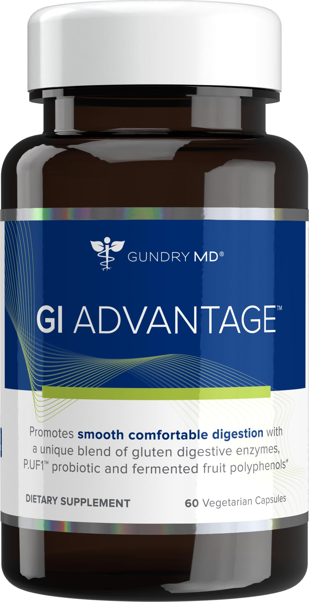 Gundry MD GI Advantage bottle showing gut support and energy focus.
