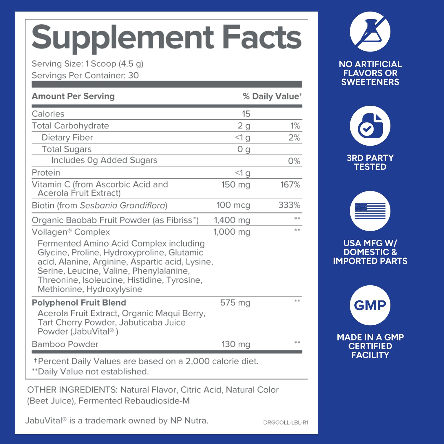 Smoothie-ready Gundry MD Phyto Collagen Complex blend blending into a healthy drink