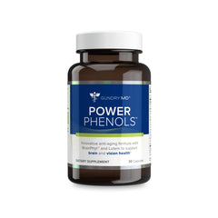 Gundry MD Power Phenols bottle with capsules signaling cognitive support