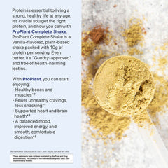 Gundry MD Pro Plant Complete Shake vanilla glass with prepared shake for daily use