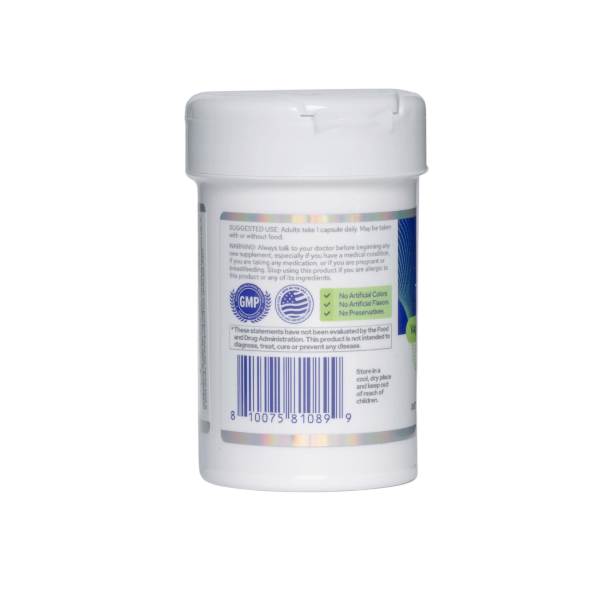 Gundry MD Women's Total Probiotic capsule image illustrating simple one-a-day routine for gut and vaginal balance.