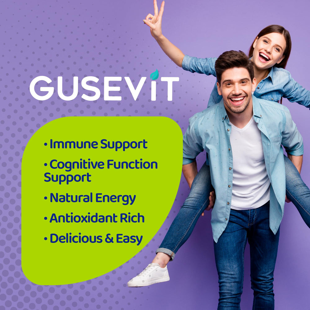 Gusevit Mushroom Gummies natural flavor with no artificial ingredients