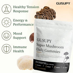 GUSUPY plant-based pectin gummies emphasize vegan wellness benefits.