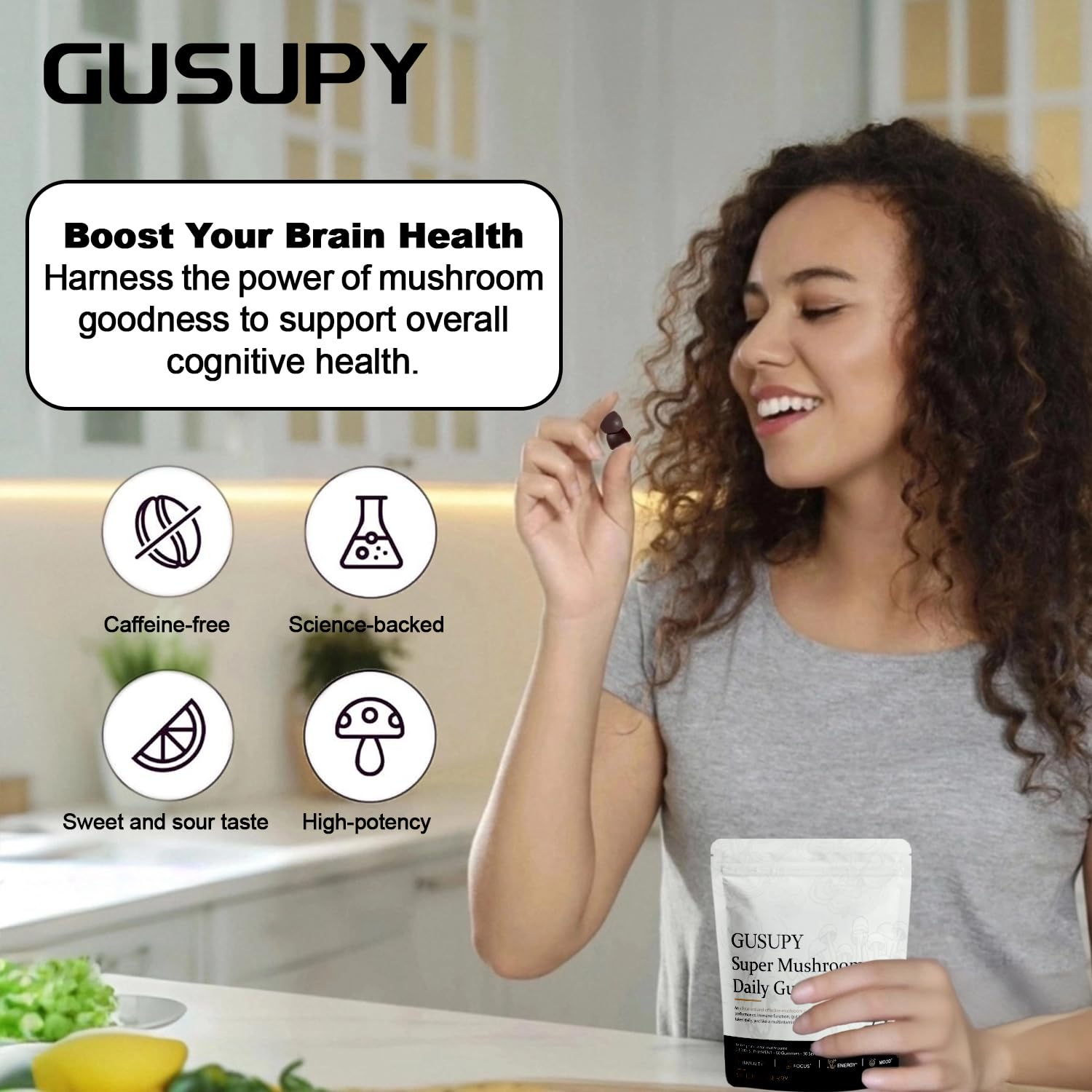GUSUPY resealable pouch keeps gummies fresh on the go.