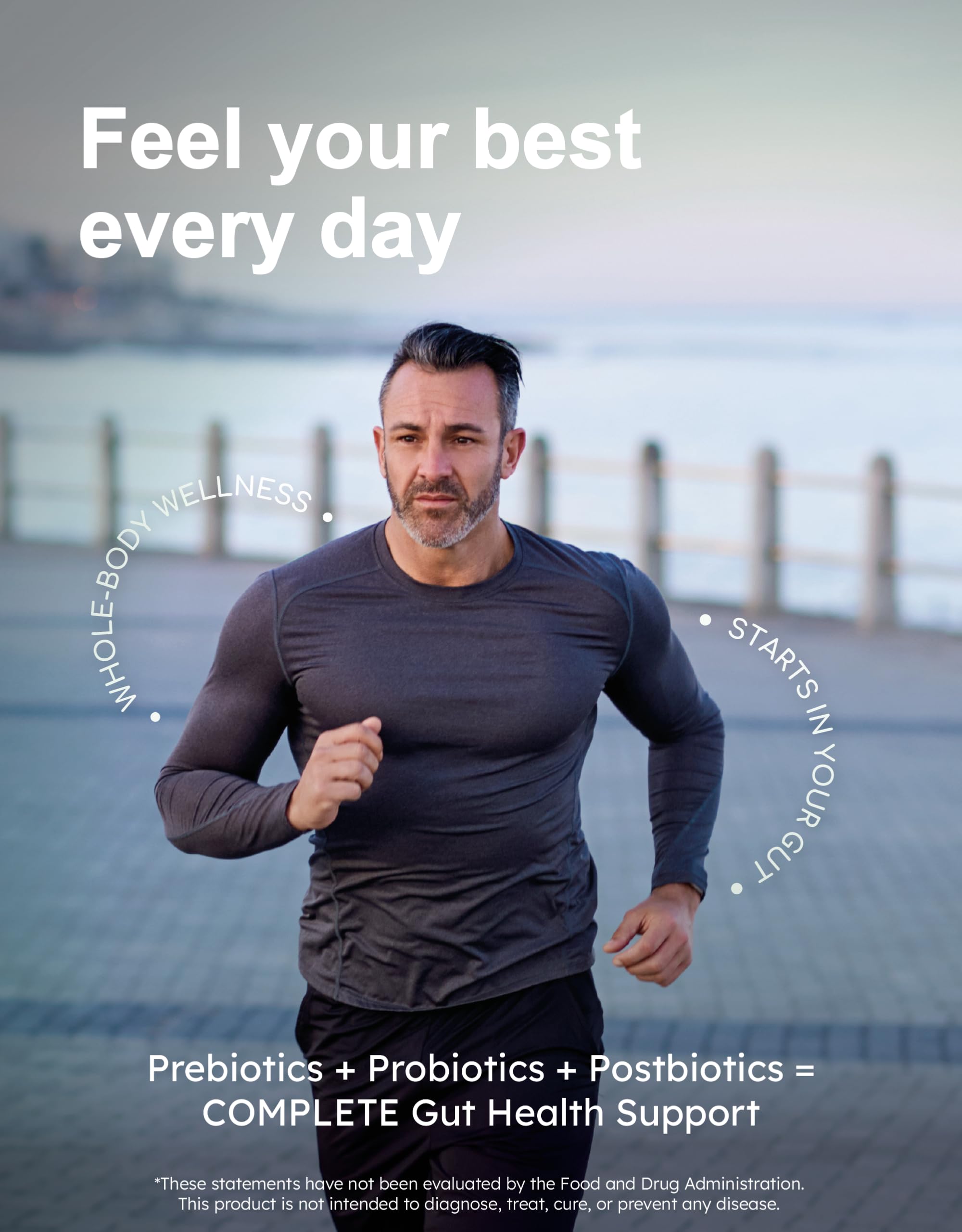 GutRx Complete prebiotic blend with Acacia and fruit extracts.