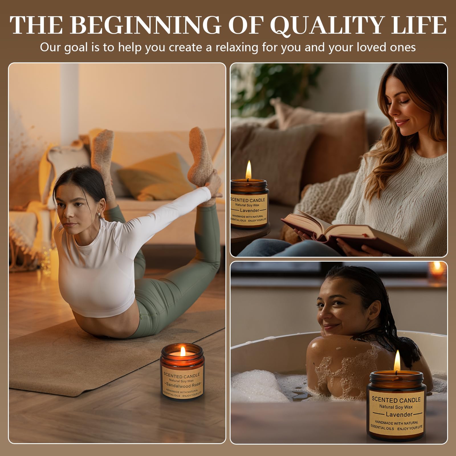 GUYHNE gift-ready candle box suits birthdays, holidays, and occasions