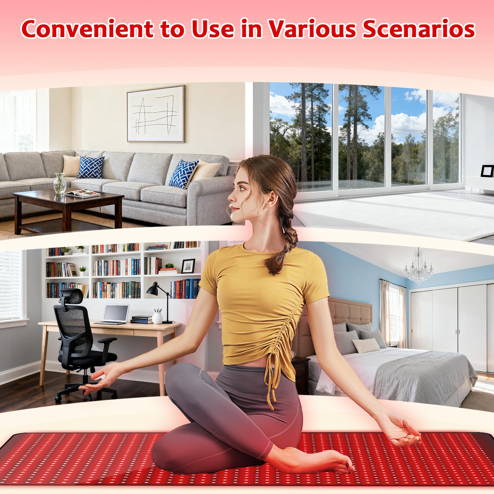 GUYULUX large size supports full-body coverage during sessions
