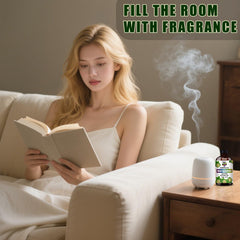 GV77ZF Bergamot oil diffuser usage showing fresh aroma