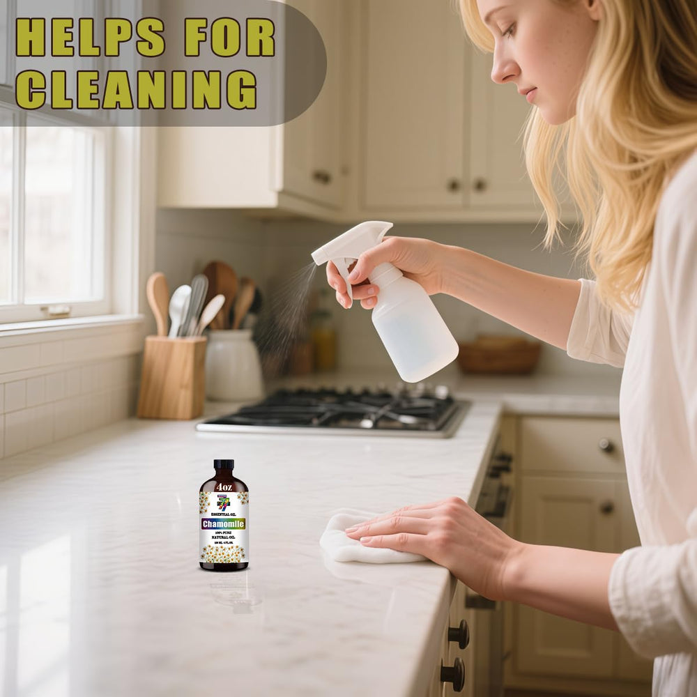 GV77ZF Chamomile in DIY cleaning products delivering a fresh scent