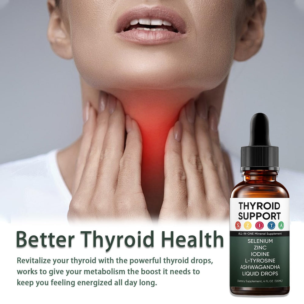 GXSAE Kindled Thyroid bottle from side view, ideal for home use.