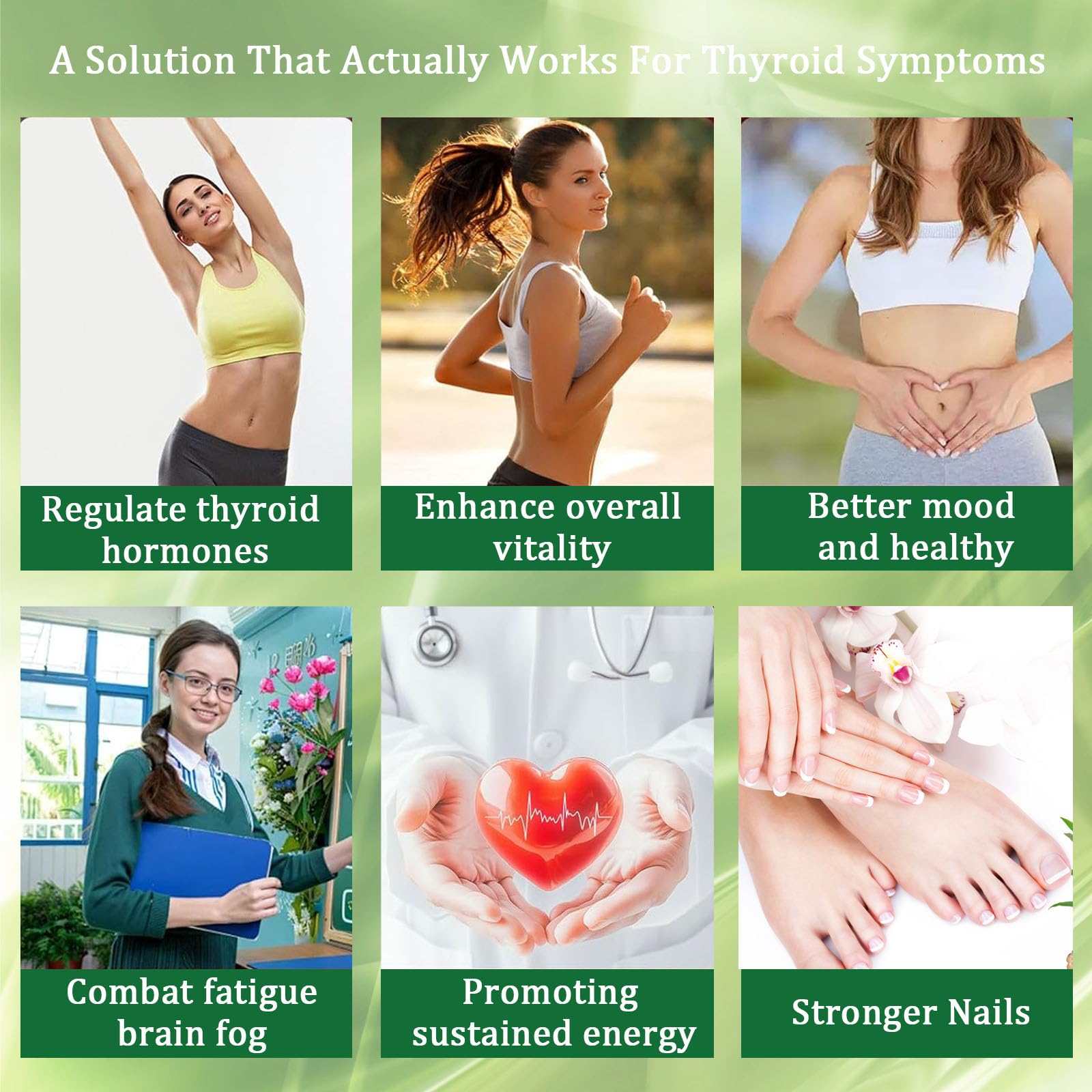 GXSAE Kindled Thyroid Drops in water, versatile daily consumption.