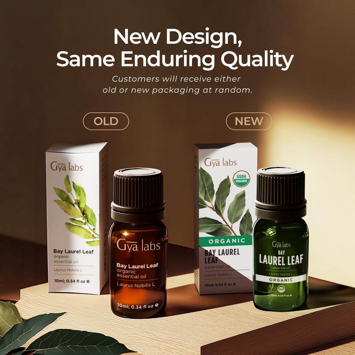 Gya Labs bay leaf oil for room spray blends and fresh scents
