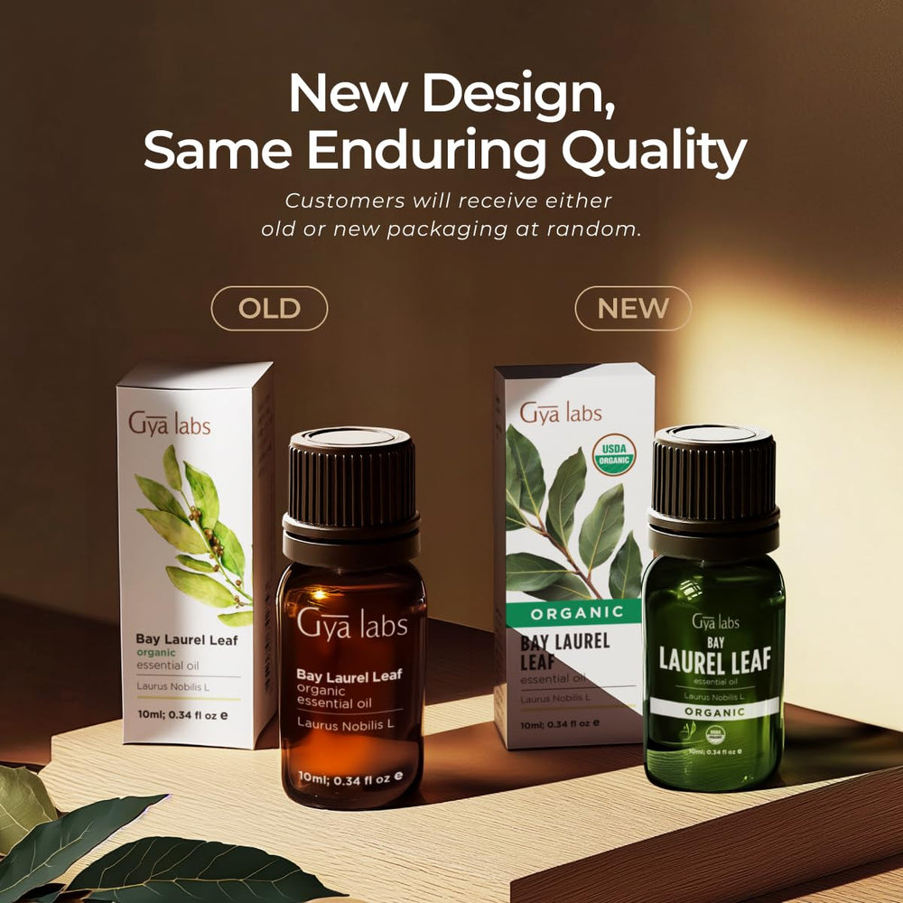 Gya Labs bay leaf oil for room spray blends and fresh scents