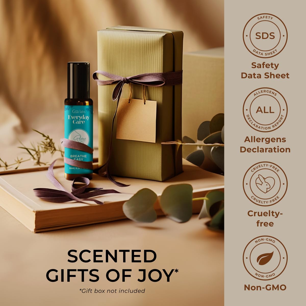 Gya Labs Breathe camping aroma for quick refreshment outdoors.