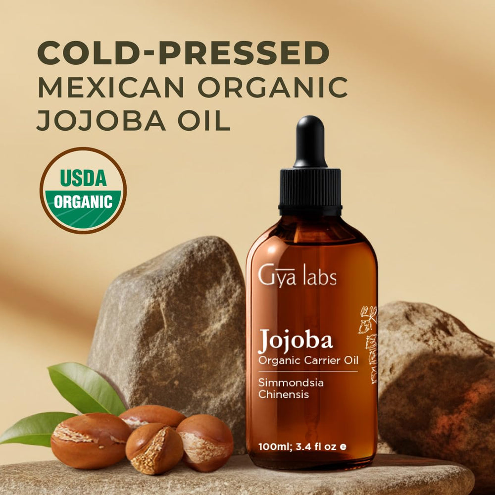 Gya Labs Jojoba oil dropper for precise scalp nourishment