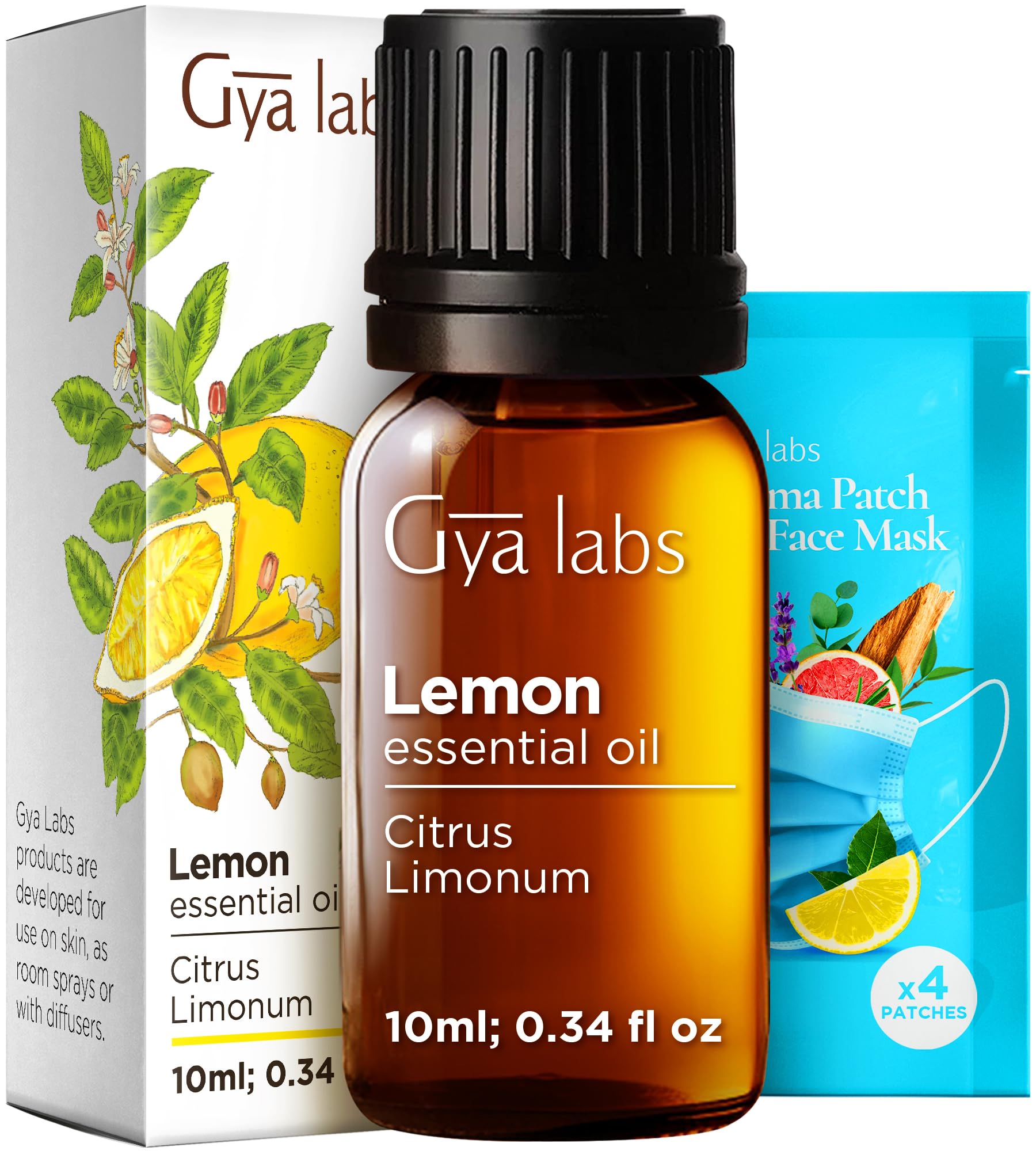 Gya Labs Lemon Oil for diffuser delivers a refreshing scent to brighten rooms