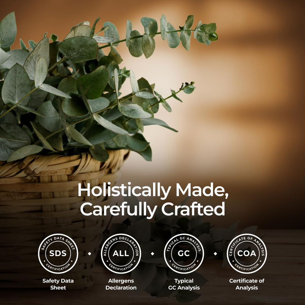 Gya Labs Organic Eucalyptus Oil bottle in premium packaging.