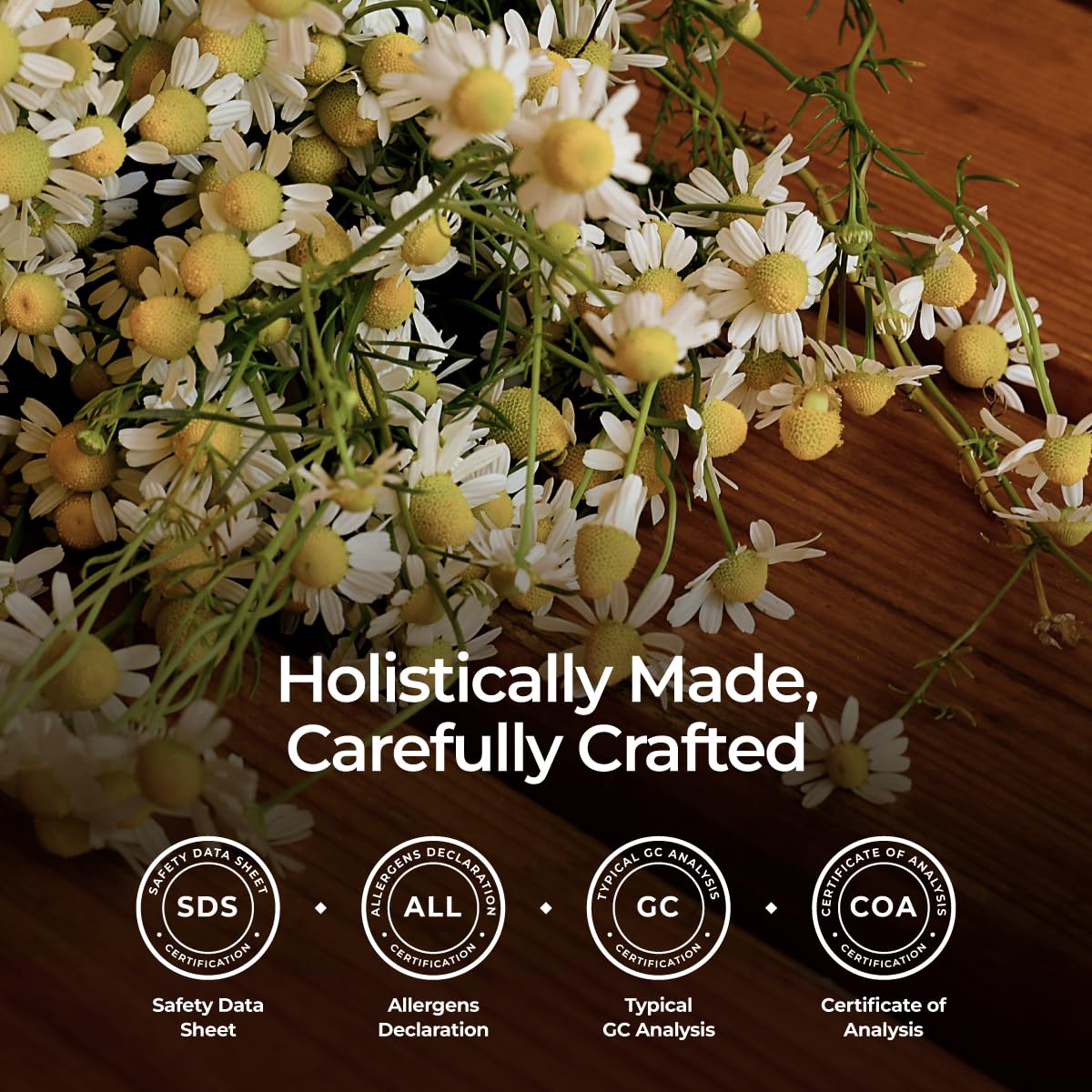 Gya Labs Chamomile oil blends well with lavender or clary sage