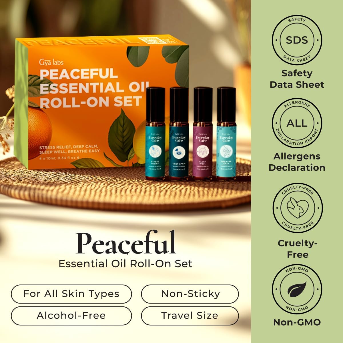 Gya Labs gift-ready packaging enhances holiday gifting.