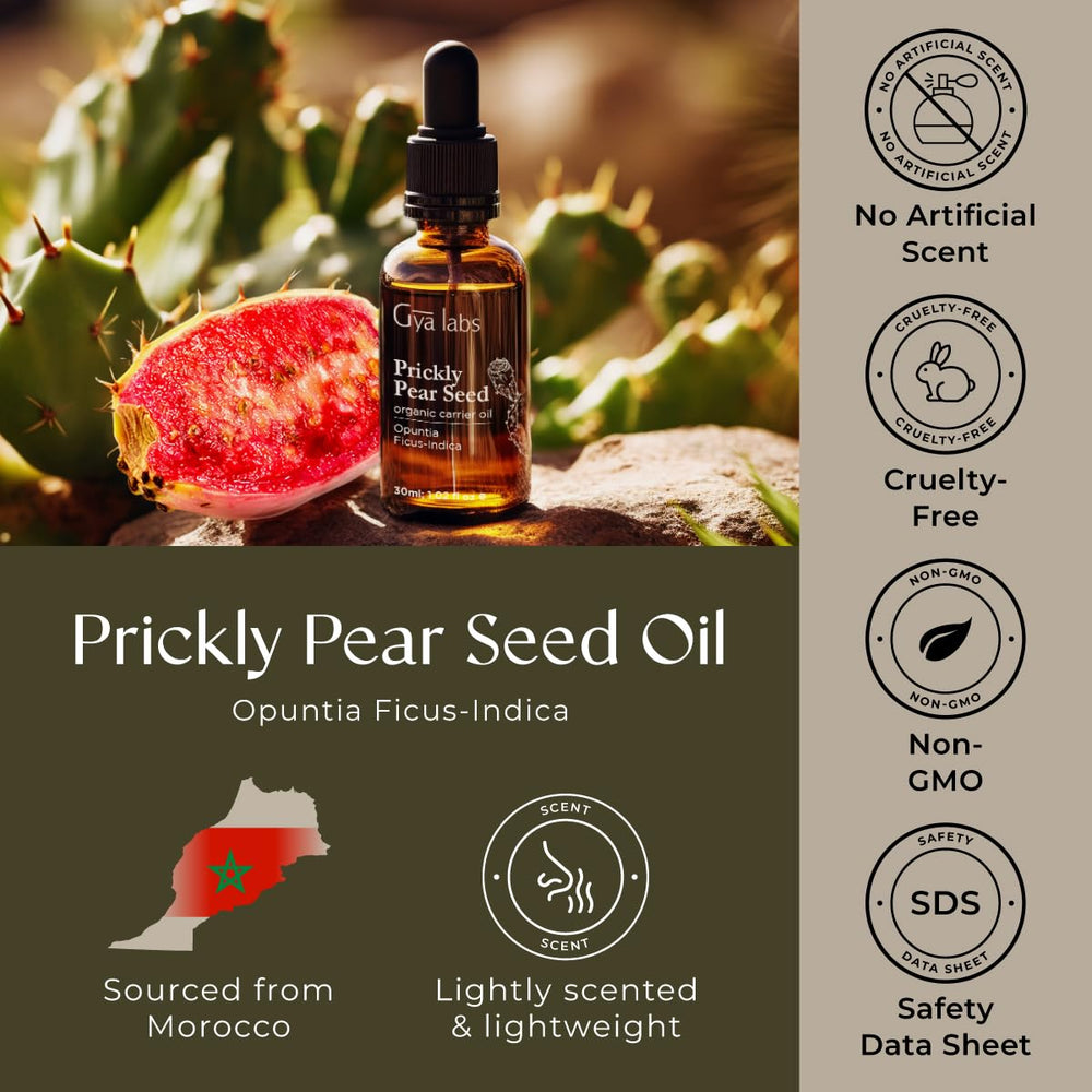 Gya Labs Prickly Pear Seed Oil used in DIY serums and creams