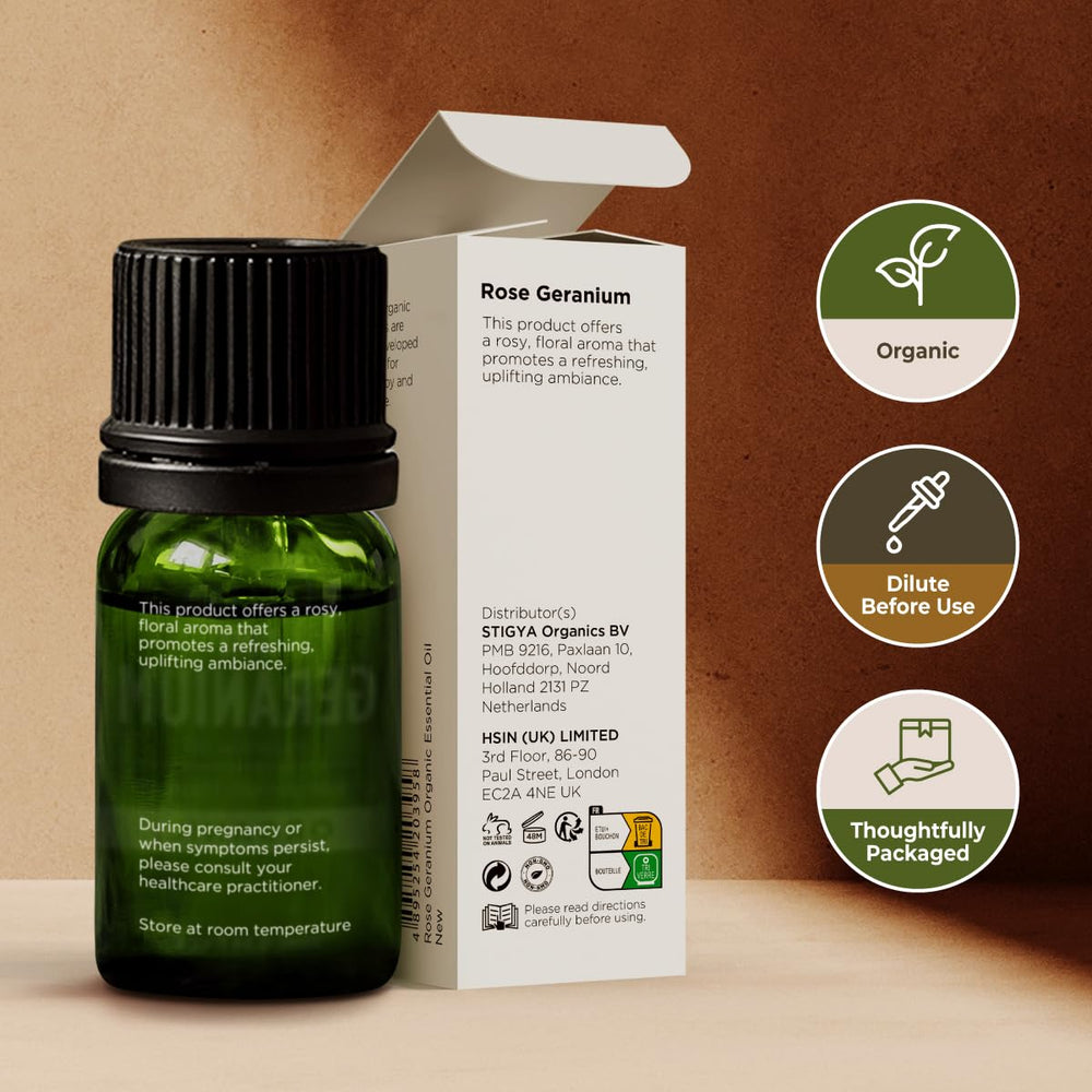 Gya Labs Rose Geranium Oil in candle making for natural scent.