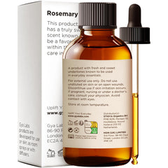 Gya Labs rosemary essential oil for scalp nourishment and nails.