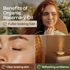 Gya Labs rosemary oil scalp massage focus promotes a refreshed, balanced feel.