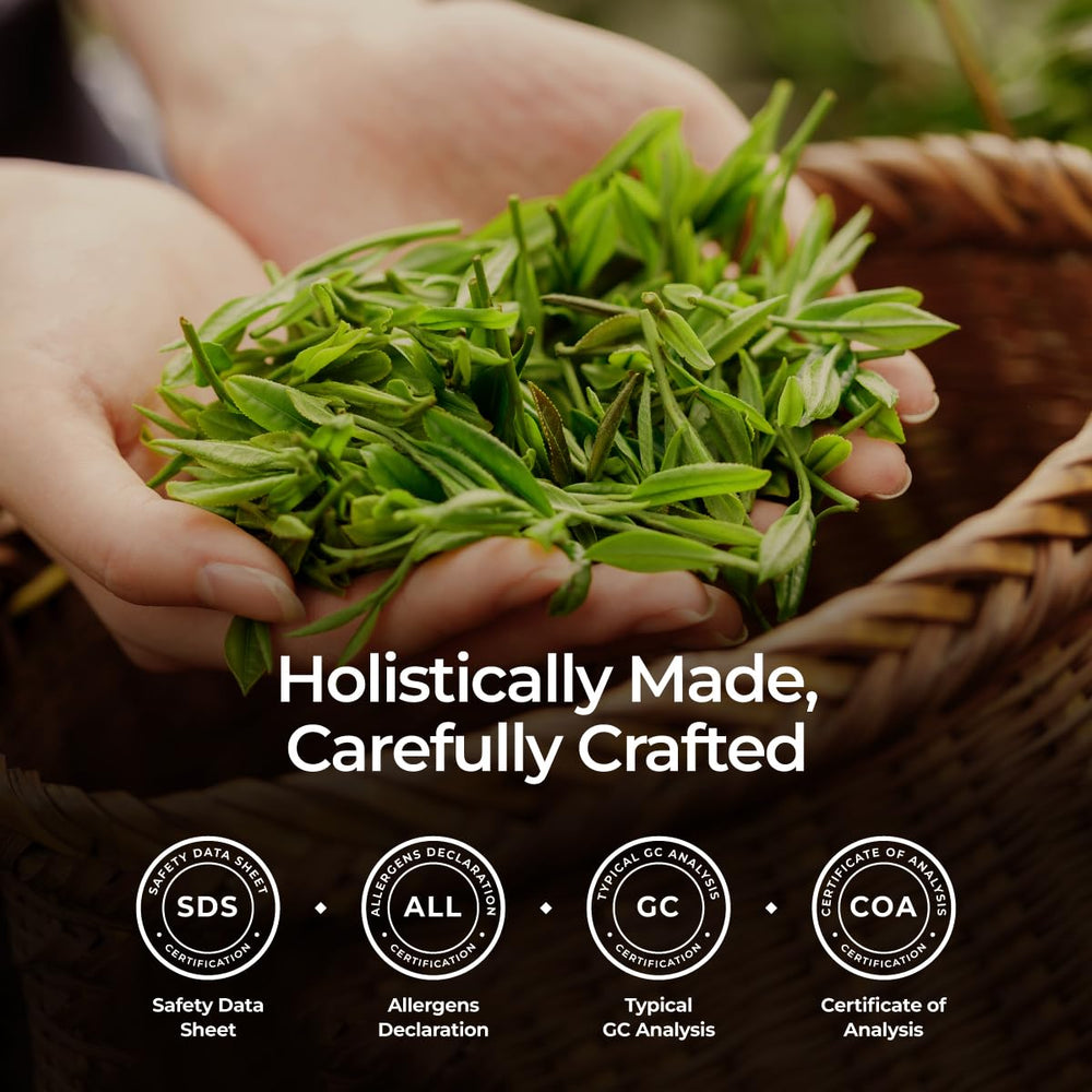 Gya Labs Tea Tree Oil for DIY soaps and shampoos adds natural scent and clarity.