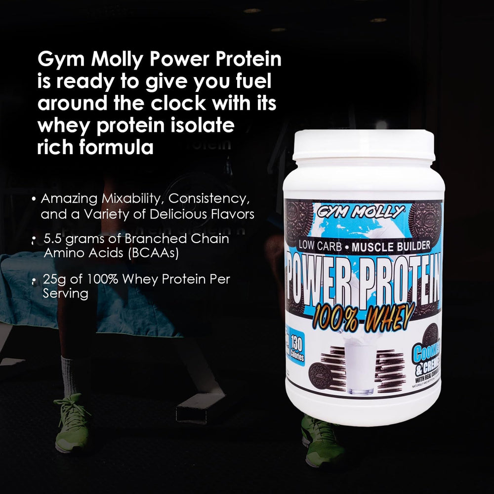 Gym Molly 2lb-packaging highlights value and easy daily use.