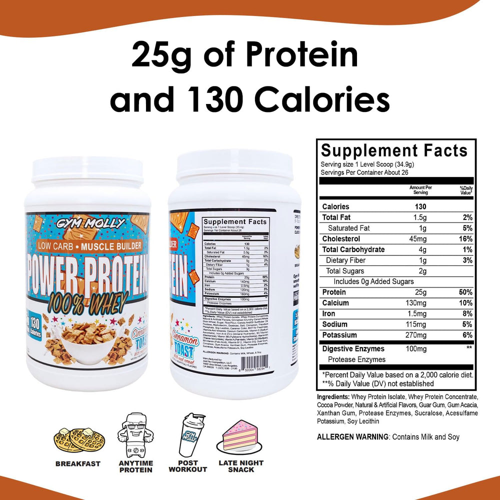 Gym Molly Power Protein Powder dissolves fast for smooth shakes.